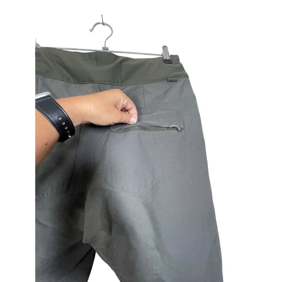 REI COOP Pants Women 8 Green Screen line Technical Nylon Stretch Hiking Climbing - Picture 7 of 16